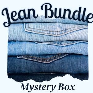 Mystery Box Women's Jeans Sizes 26 & 27 Skinny Straight Distressed Frayed 5 PAIR